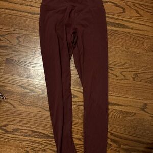 Aerie Deep Burgundy Leggings